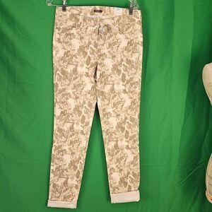 NWT J McLaughlin Womens Off White Khaki Barrens‎ Lexi Jeans 6